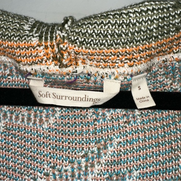 Soft Surroundings Loveland Jacquard Cardigan Sweater Size S - Picture 2 of 8